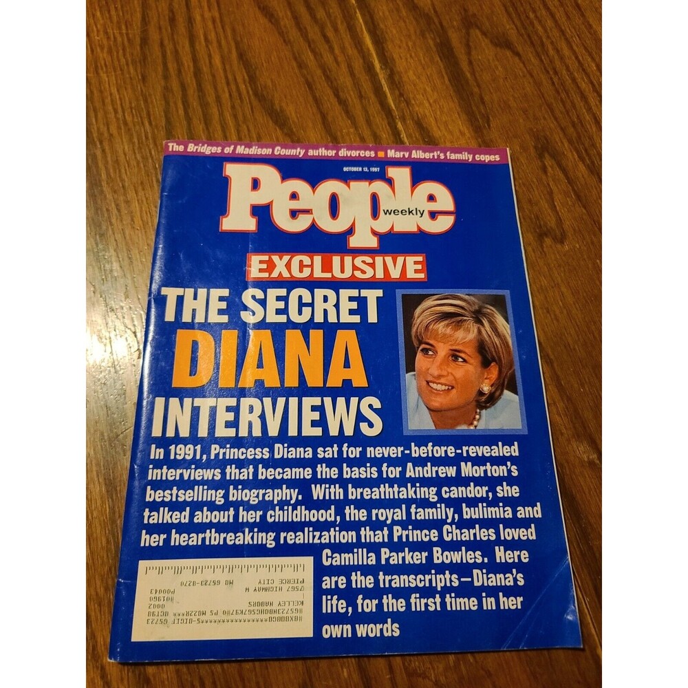 People Weekly Magazine, The Secret Diana Interviews, October 13 1997 - See Pics!